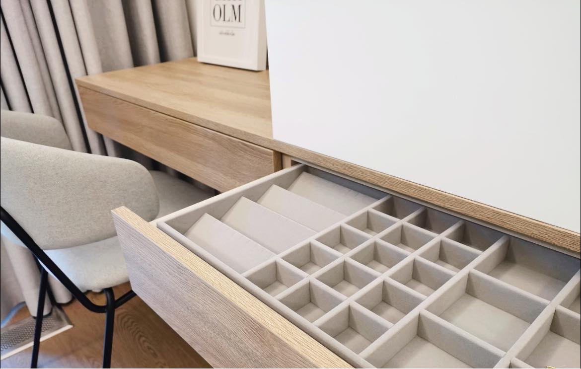 All Sorted SG | Customised Jewellery Accessories Tray | Made to Order | Premium Material | Perfect Fit For Your Drawer | Free delivery to Singapore | Personalised Jewellery Compartments | Wardrobe Organisers | 
Ikea Drawer Inserts | Customized Jewelry Tray
