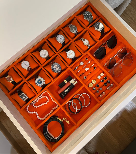 Accessories tray | Jewelry tray | Jewellery tray | Customised | Customised jewelry tray | Customized jewellery tray | Customised accessories tray | Customisation | Drawer insert | Tray insert | IKEA drawer insert | customised drawer insert | home organization